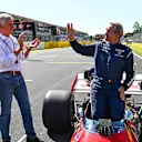 Eski Ferrari sürücüsü Jacky Ickx için de özel bir an vardı