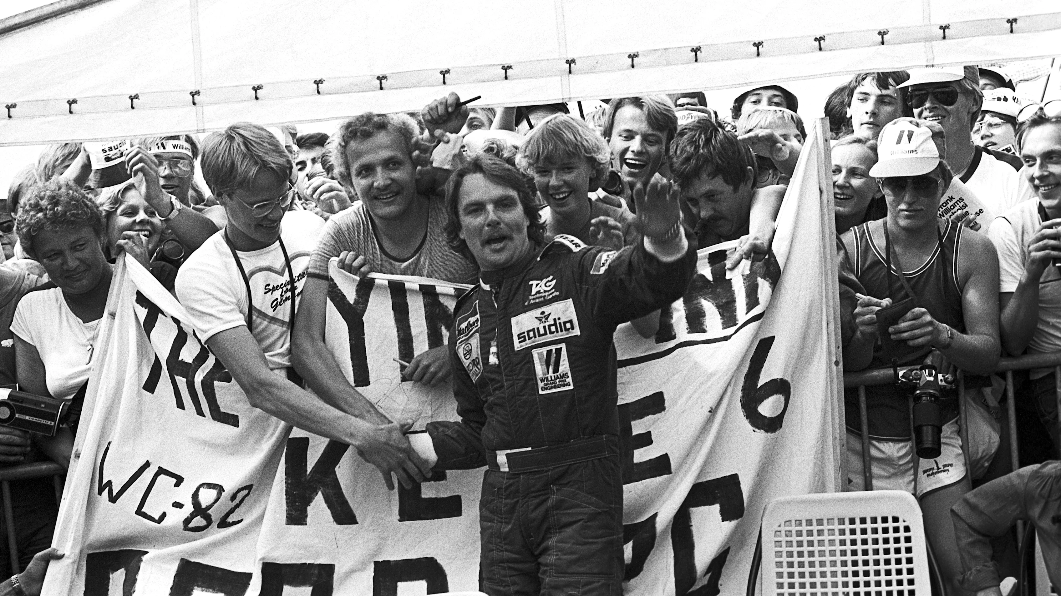 Keke Rosberg, Williams-Ford FW08, İsviçre Grand Prix, Dijon-Prenois, 29 Ağustos 1982. Keke
