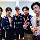 Erkek Bands Sseating Entepen Verstappen ile biraz zaman geçirdi