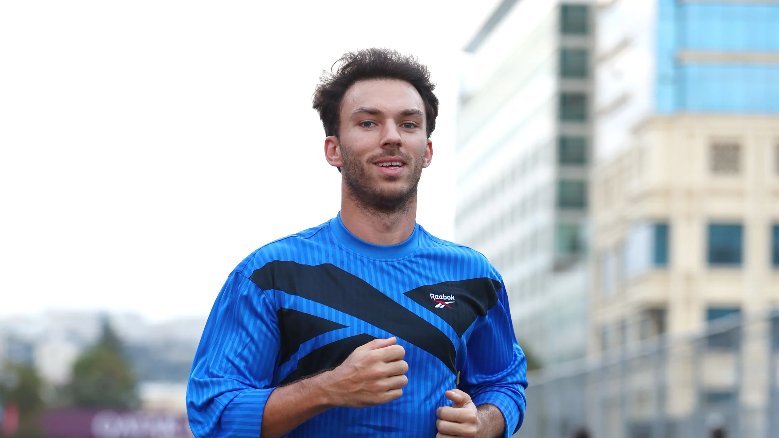 Bakü, Azerbaycan - 18 Eylül: Fransa ve Alpine F1'den Pierre Gasly