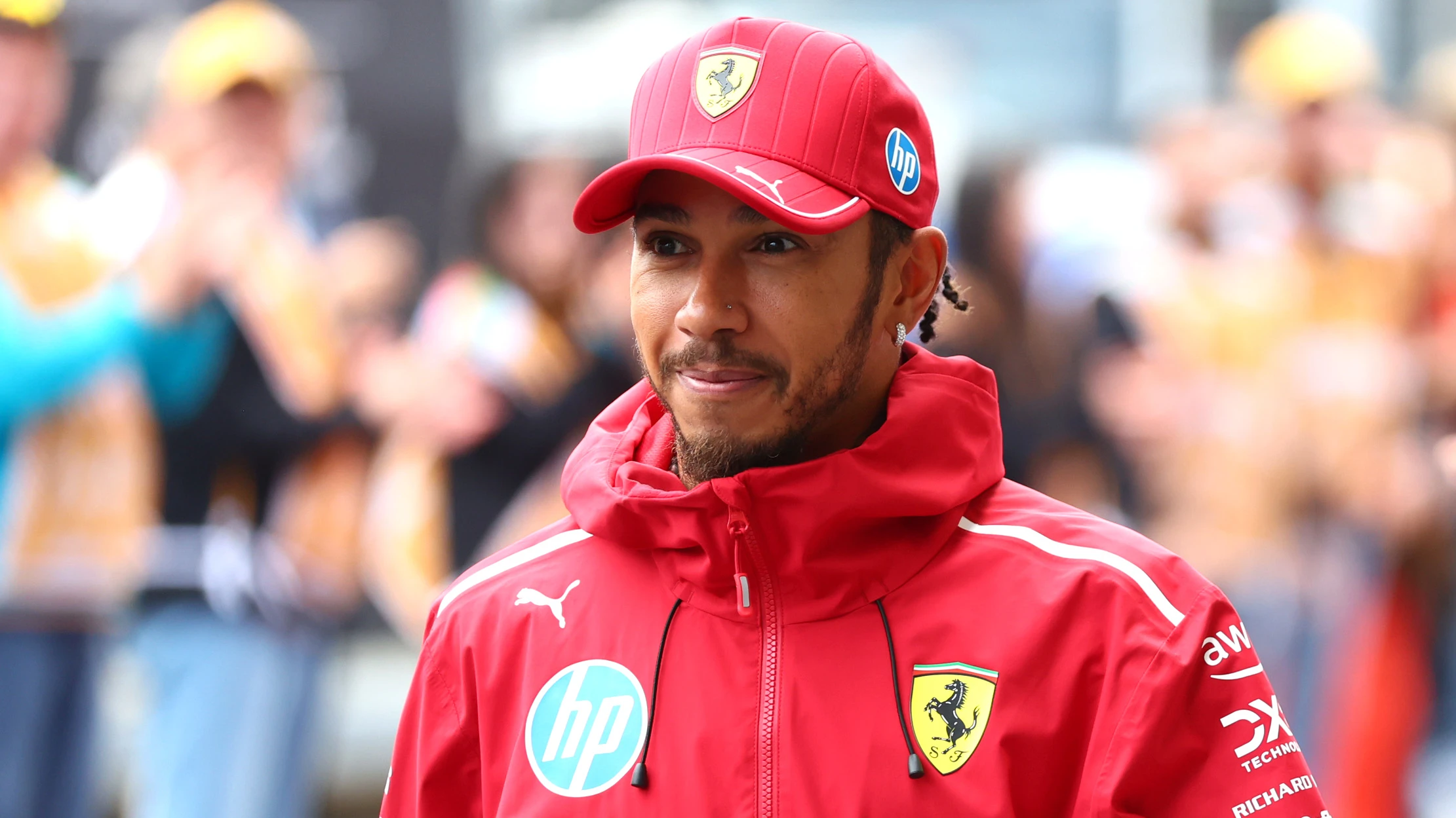 BAKÜ, AZERBAYCAN - 21 EYLÜL: Büyük Britanya'dan Lewis Hamilton ve Scuderia Ferrari