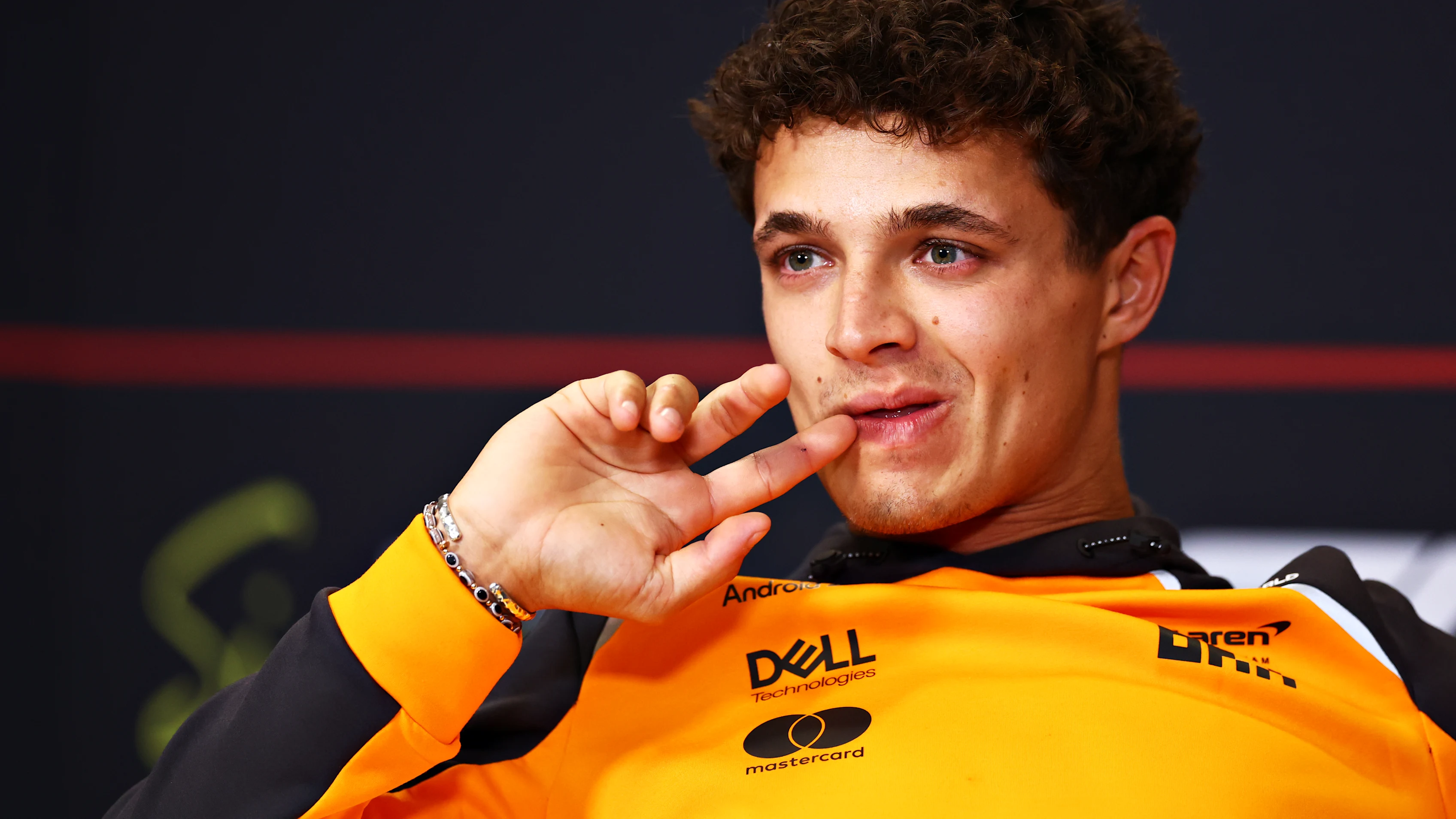 Singapur, Singapur - 02 Ekim: Büyük Britanya ve McLaren'den Lando Norris