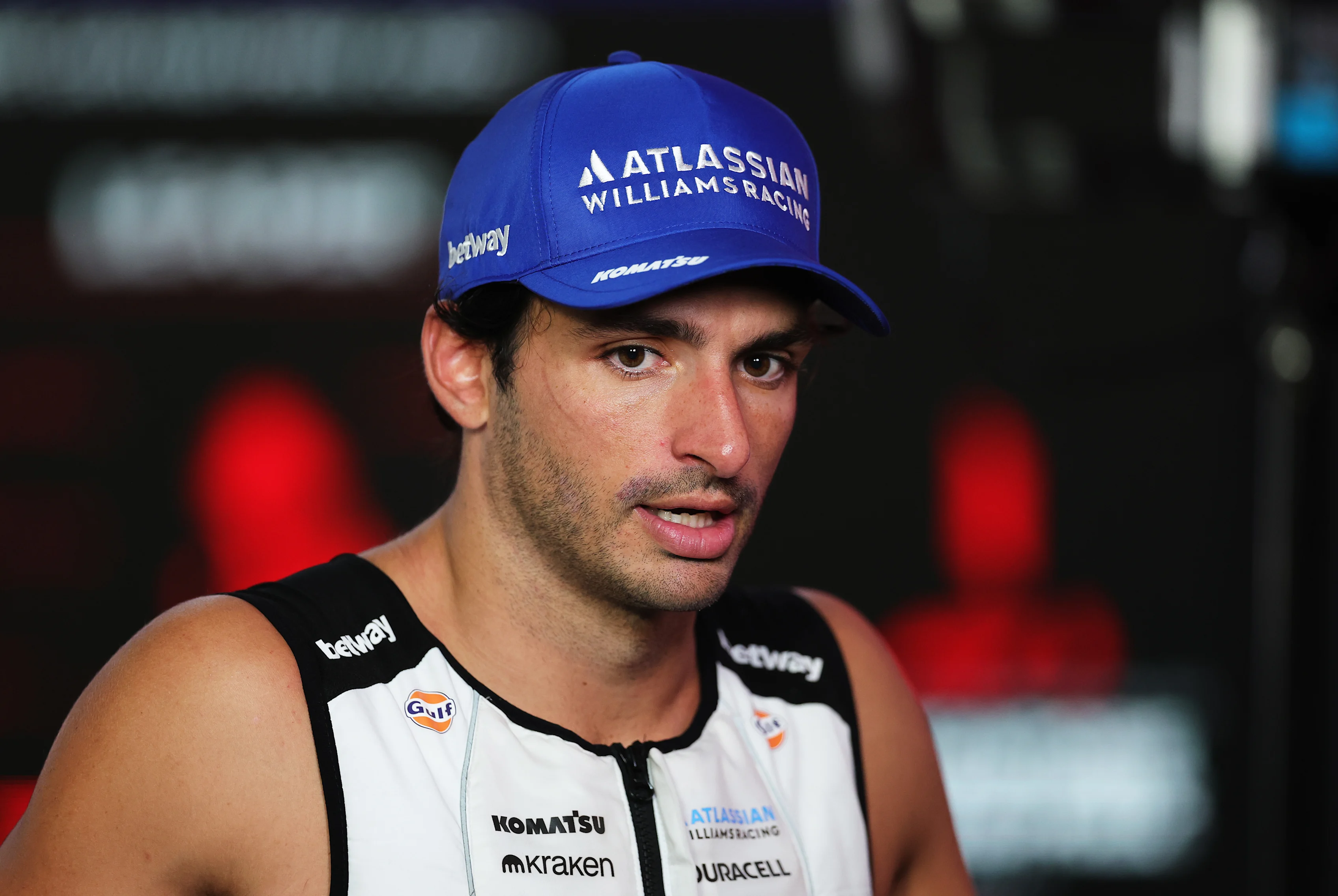 SİNGAPUR, SİNGAPUR - 5 EKİM: Onuncu sırada İspanyol Carlos Sainz yer aldı ve Williams,