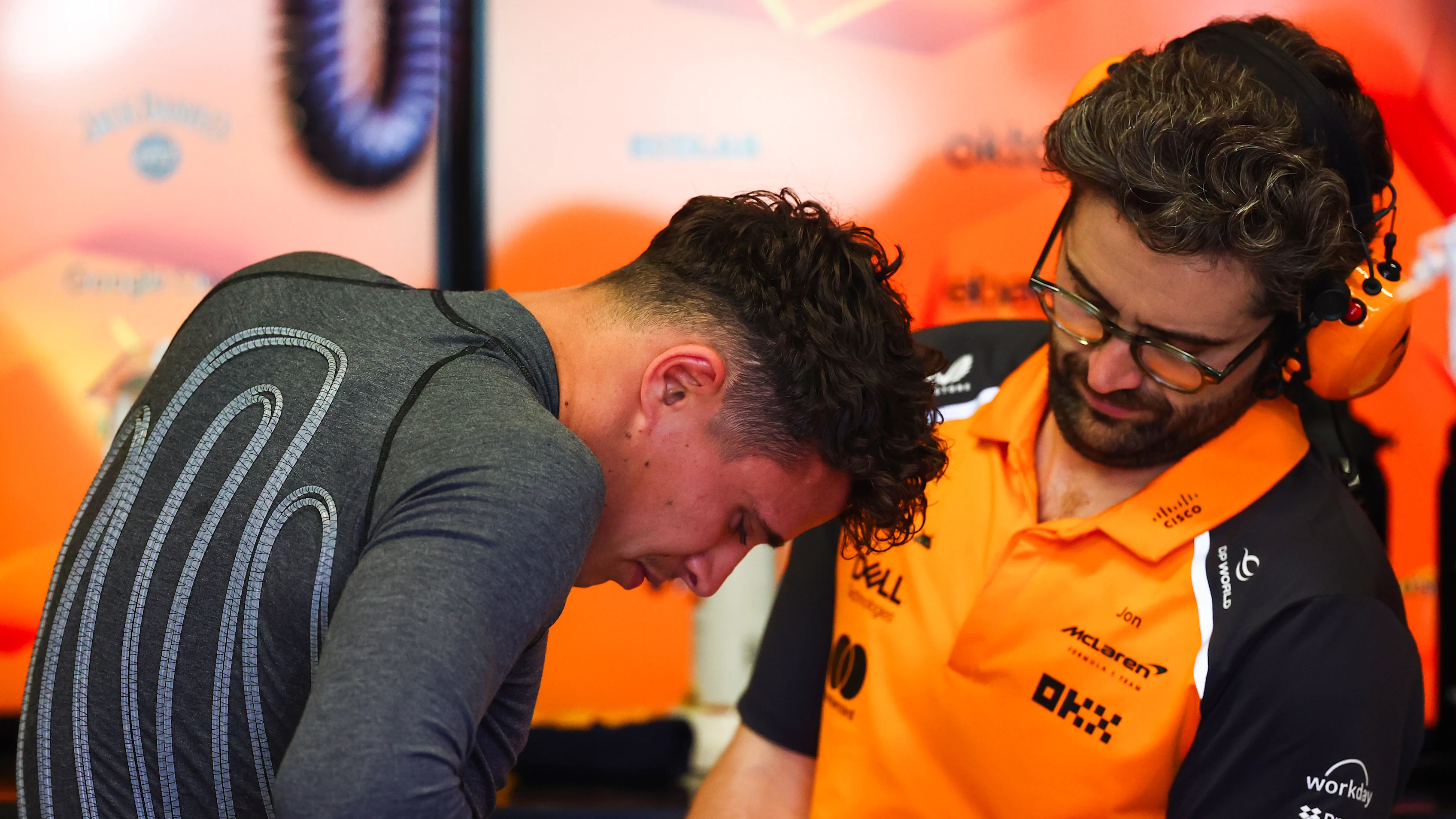 Barselona, ​​İspanya - 30 Mayıs: Büyük Britanya ve McLaren'den Lando Norris,