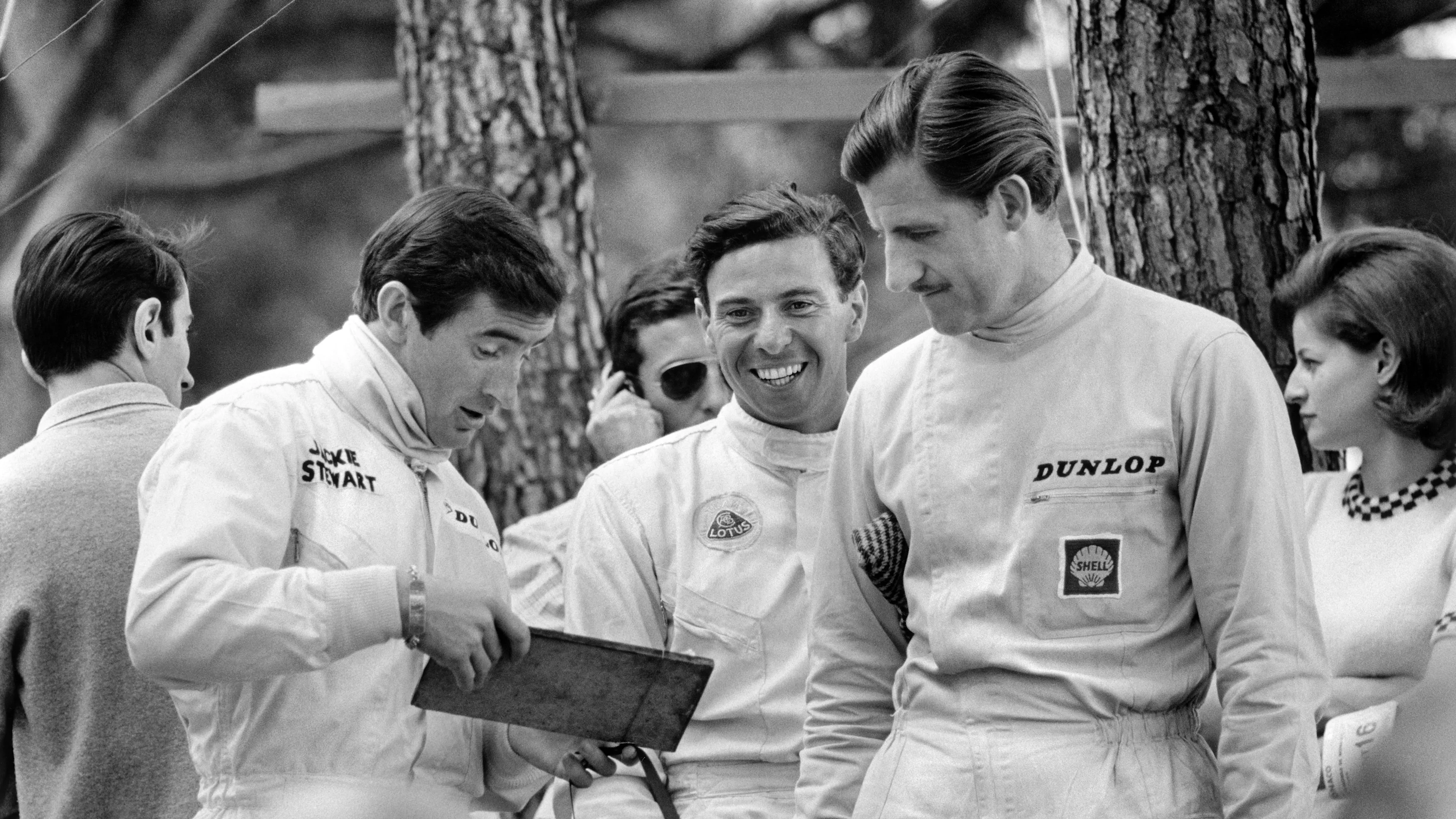 1966 Monaco Grand Prix. Monte Carlo, Monako. 19-22 Mayıs 1966. Jackie Stewart, Jim Clark ve Graham