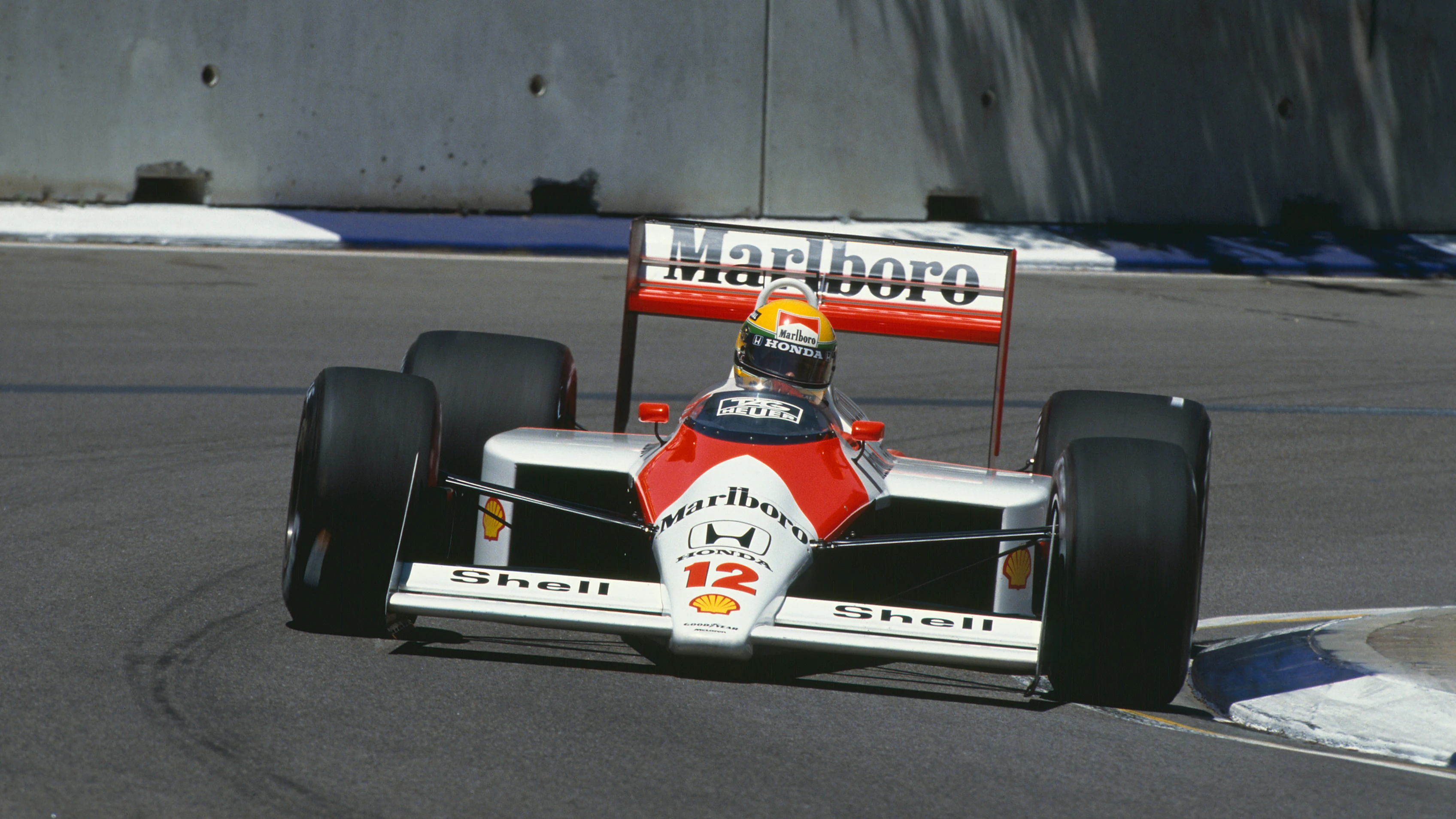 1988 Avustralya Grand Prix'si. Adelaide, Avustralya. 11 - 13 Kasım 1988. Ayrton Senna (McLaren)