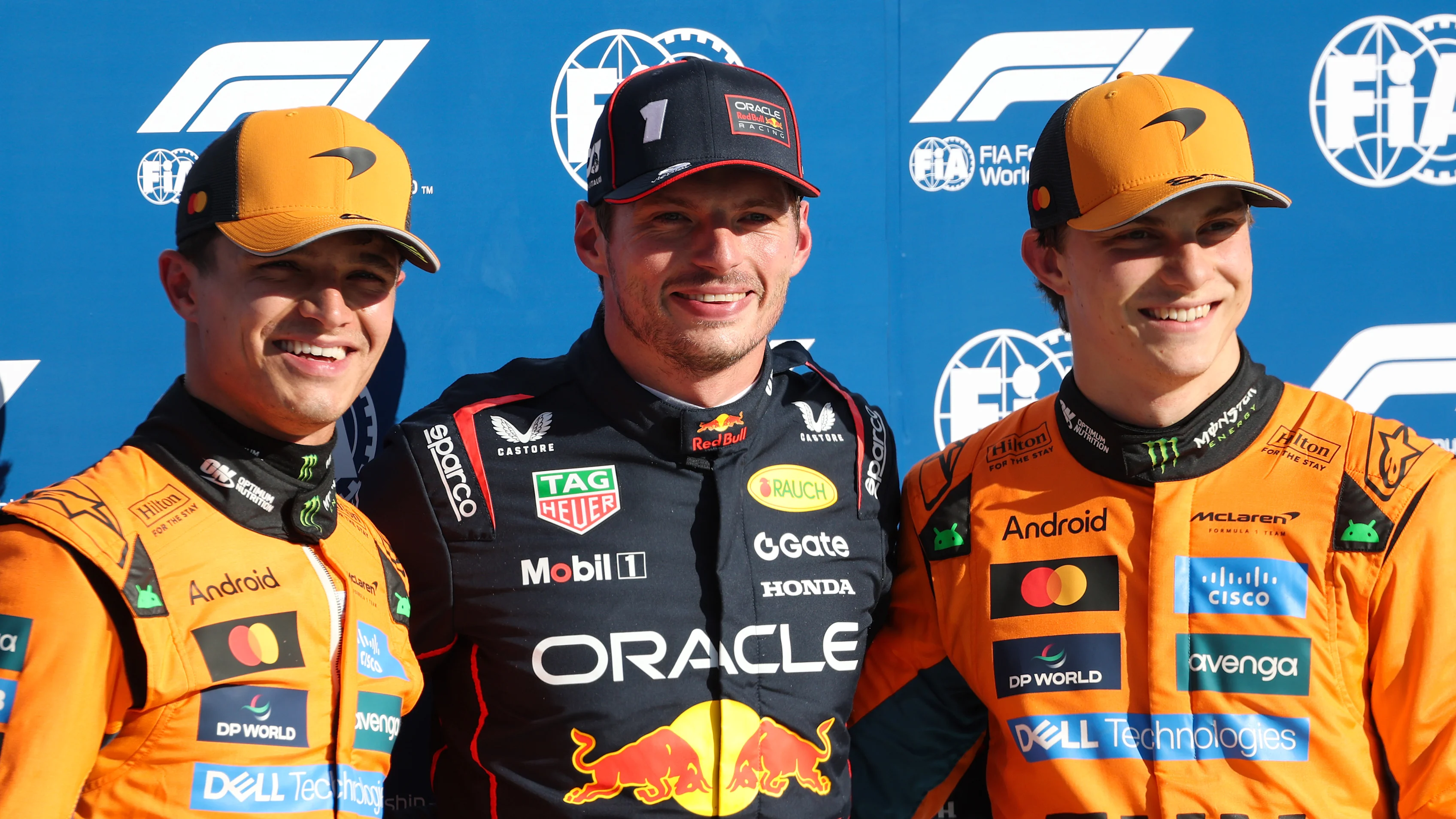 MONZA, İTALYA - 06 EYLÜL: Pol pozisyonu elemelerinde Hollandalı Max Verstappen ve Oracle