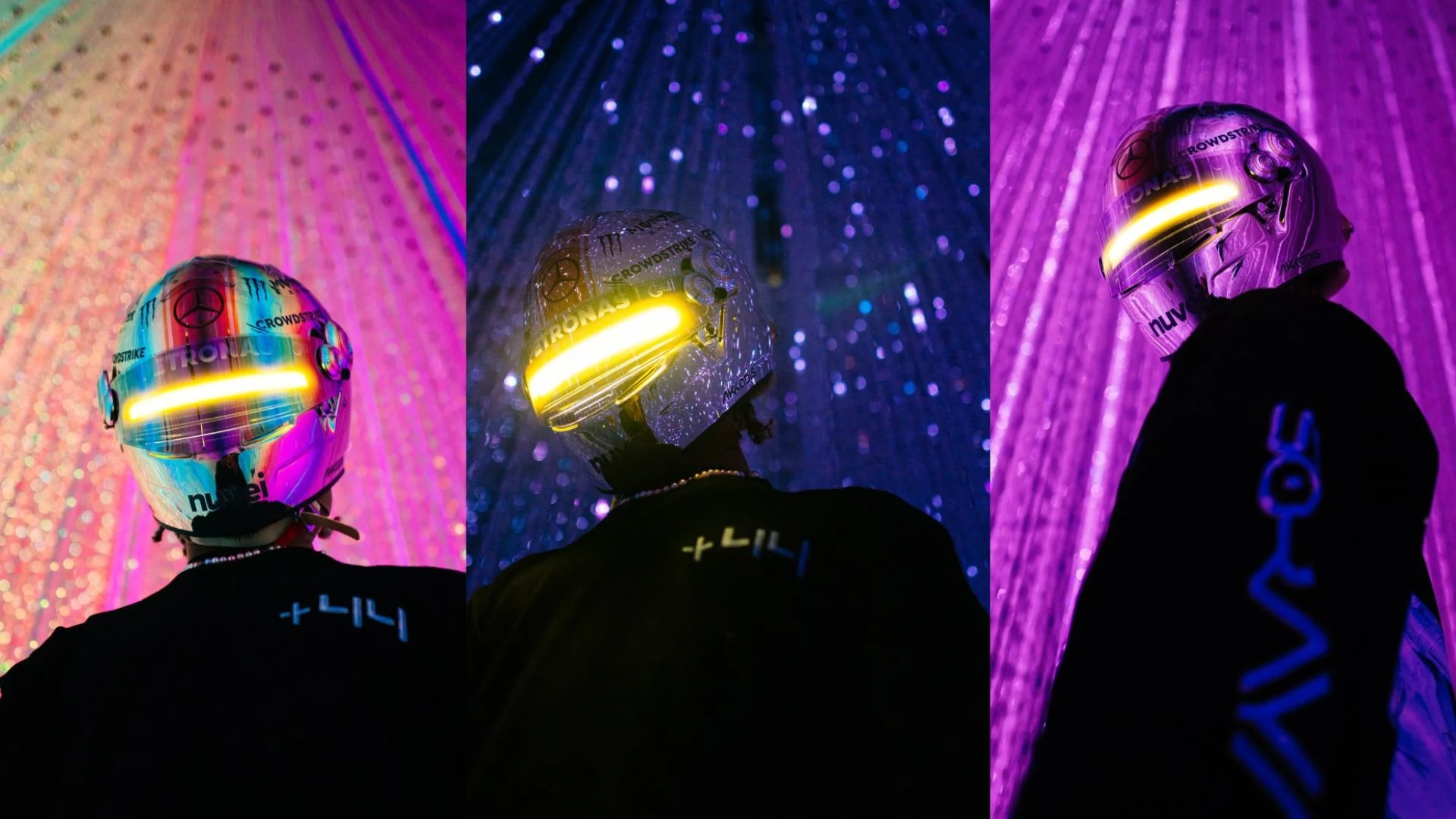 Lewis Hamilton'ın özel üretim 2023 Japonya GP kaskı, o zamanki Mercedes sürücüsü ile Japon sanatçı Hajime Sorayama'nın ortak çalışmasıydı. Daha fazla görsel için kaydırın