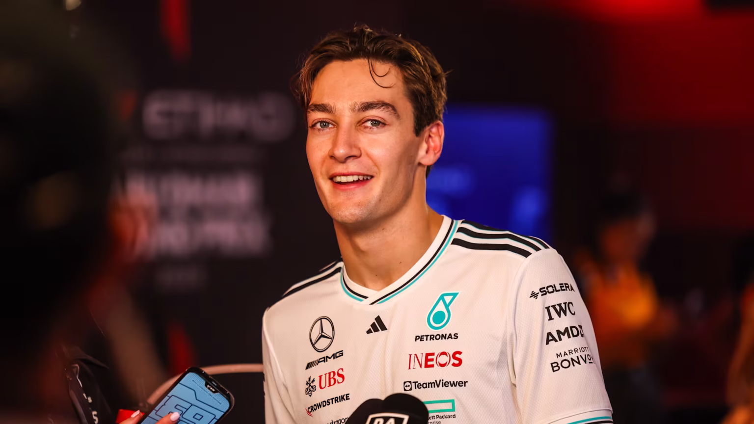 Russell, Abu Dhabi’deki fırsatlar konusunda gerçekçi, “4. sıradan daha yüksek bir rakamın aslında bir olasılık olmadığını” kabul ediyor