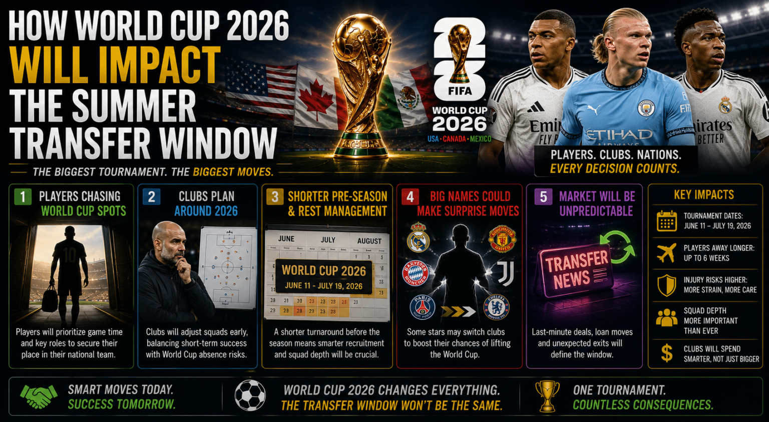 2026 Dünya Kupası Yaz Transfer Dönemini Nasıl Etkileyecek?